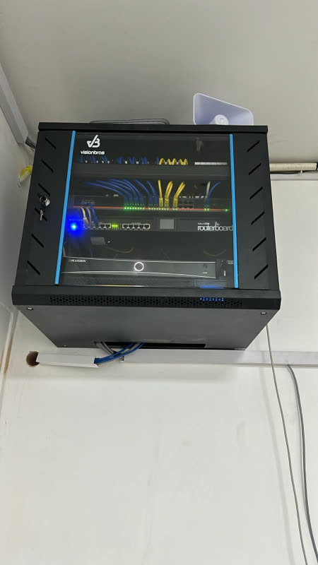 Switch gestionable y cordones separados por función.